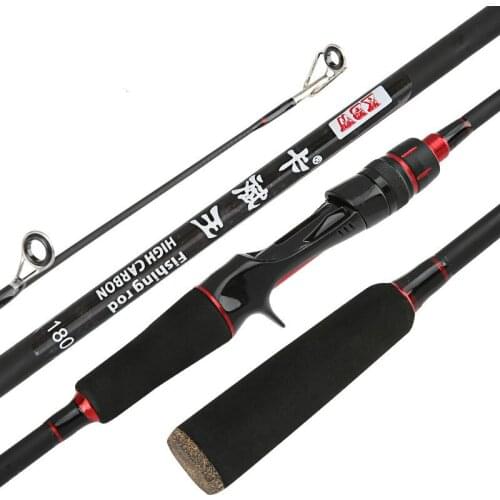 Lure Rod Baitcasting Stick 2 Section Canne Peche Olta Spinning Casting Pole 1.8m 2.1m 2.4m Anchor Vara De Pesca Fishing Tackle