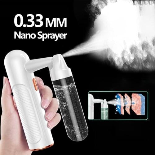 Nano Facial Sprayer Water Steamer Oxygen Injection Moisturizing Machine Handheld Spray Face Steamer Mist Skin Care Beauty Spa