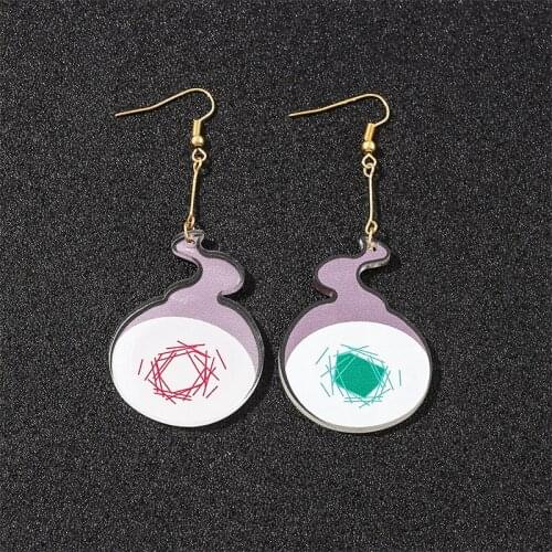 Japan Anime Toilet-Bound Hanako-kun Earrings Cosplay Yugi Amane Earring Ear Stud Costume Accessories