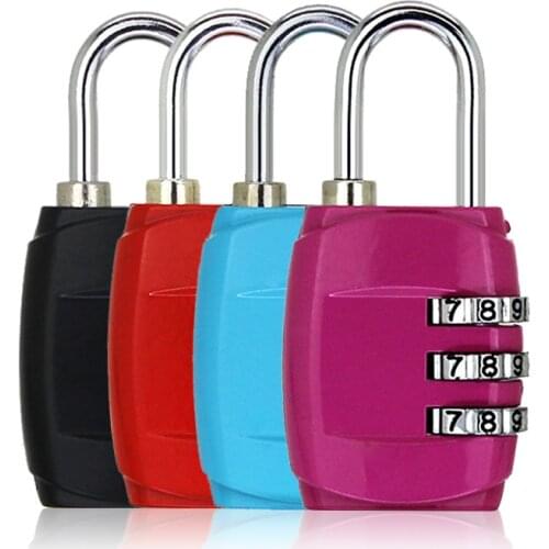 1PC Multicolor Mini Digit Password Lock for Luggage Suitcase Baggage Toolbox Gym Locker TXTB1