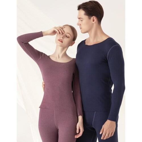 2021 Women Men Thermal Underwear Suit Spring Autumn Winter Thermo Turtleneck Underwear Sets Female Male Shirt + pants Long Johns