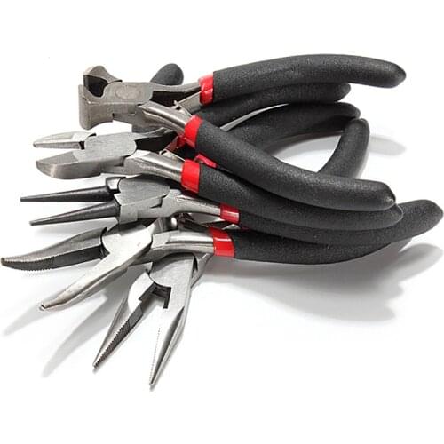 5pcs Stainless Steel Needle Nose Pliers Jewelry Making Hand Tool