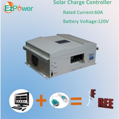 60A 120V PWM solar charge controller