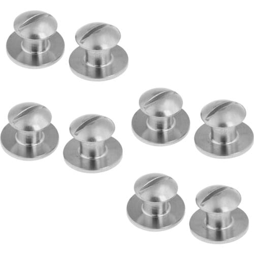 8 Pack Scuba Dive Book Screws for Back Plate, Underwater Accessories Assembly Attachment Hardware