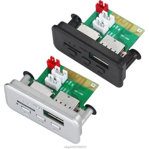 Bluetooth 5.0 Car Radio MP3 Player 5V 12V MP3 WMA Decoder Board Audio Module Radio FM TF USB 3.5mm AUX For Car N20 20 Dropship