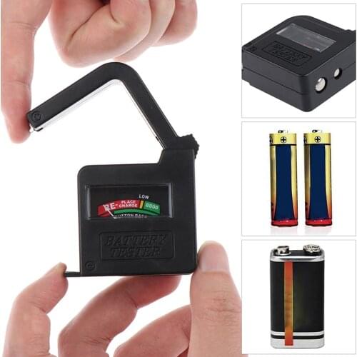 Battery Tester Battery Capacity Checker For AA AAA 9V 1.5V Button Cell Battery