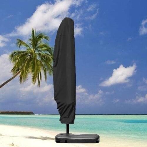 280cm/265cm/205cm Waterproof Sunshade Umbrella Cover 210D Oxford Cloth Banana Umbrella Cover Large Parasol Cover pergola