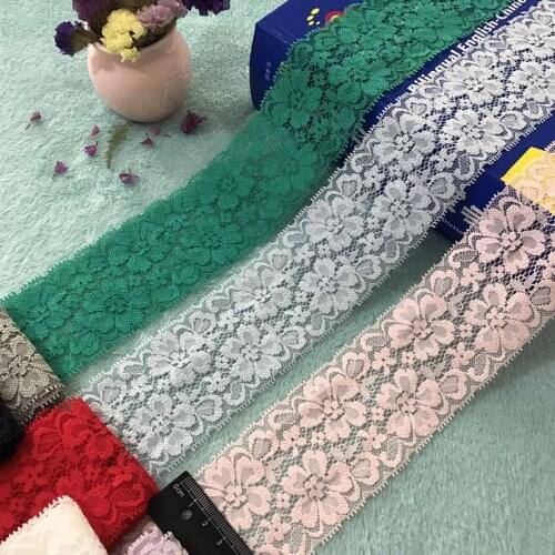 Stretch warp knitting colorful lace, clothing accessories, DIY handicraft, model C1103