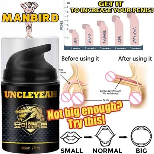 Penis Enlargement Cream Male Penile Lubricant Massage Oil Erection Enhance Growth Big Dick Increase Thicken Delay Sex Products