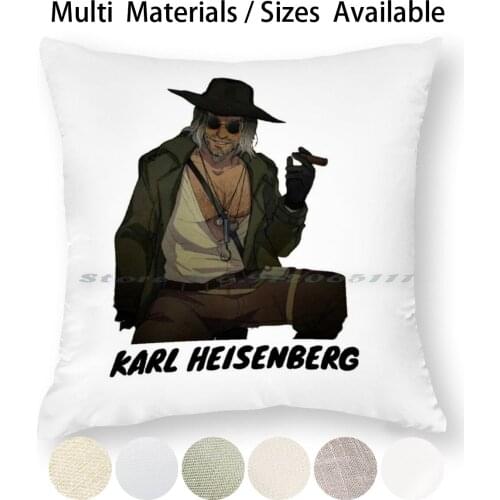 Heisenberg Pillow Case Throw Pillow Cover Cotton Linen Flax Lady Dimitrescu 8 Village Horror Biohazard Re8 Gamer Gaming Ethan