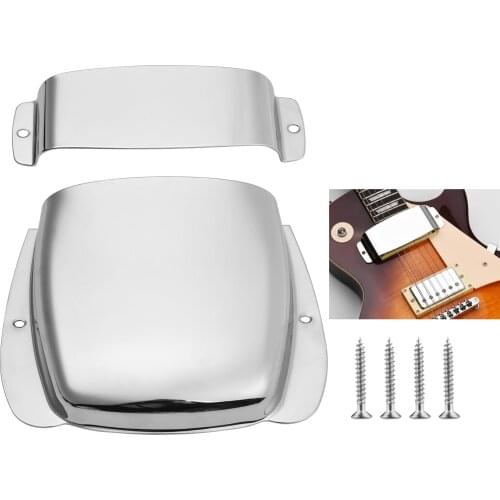 Zinc Alloy Bass Pickup Cover Protector Bridge Cover Plate for Jazz Bass JB Bass Guitar Electric Bass