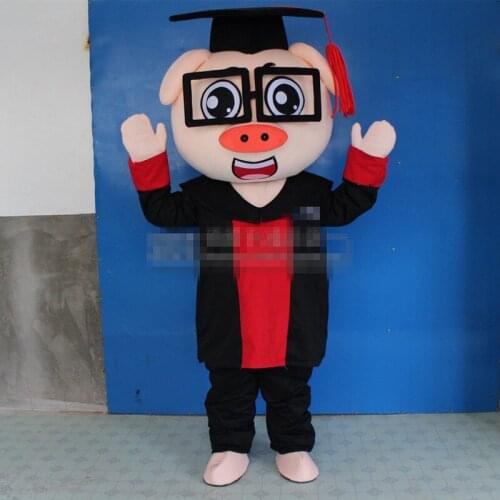 Customized Mascot Pig Cartoon Costume Walking Doll Party Game Fursuit Cartoon Dress Outfits Carnival Halloween Xmas Ad Clothes
