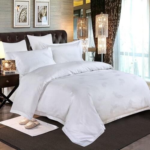 100% Cotton New Style Jacquard Hotel Linen/Bed Sheets /Bedding Sets