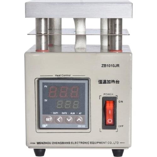 ZB1010JR Thermostat Platform LCD Screen Display Preheating Station Platform for Mobile Phone Repair Rework 220V/110V (100*100mm)