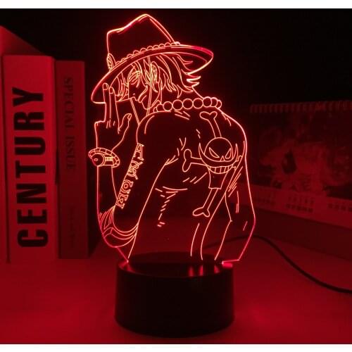 Anime Figure 3D LED Lamp for Birthday Gift Light Touch Sensor Colorful Nightlight Bedroom Decor Cool Anime LED Table Lamp