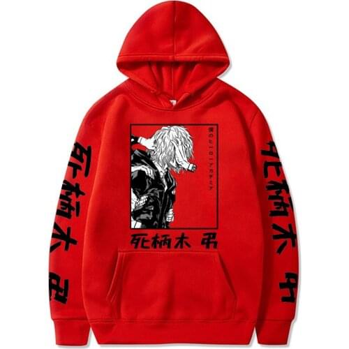 Manga Cartoon My Hero Academia Shigaraki Tomura Printed Hoodies Sweatshirts Men Women Long Sleeve Winter Pullover Casual Tops