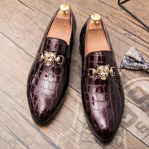 Piergitar Men Shoes Mens Casual Shoes Hot Sale Dress Leather Fashion Mens Leisure Formal Loafers Men Man Genuine Luxury For