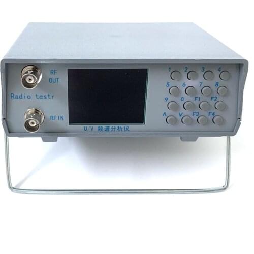 U/V UHF VHF Dual Band Spectrum Analysis instrument Simple spectrum Analysis with w/Tracking Source 136-173MHz / 400-470MHz
