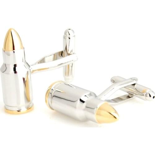YH-1869 Fashion Novelty Bullet,Gun Army Cufflinks- Factory Direct Wholesale