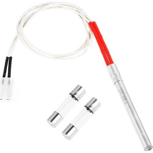 Grill Hot Rod Ignitor Kit with 2 Pieces Fuses Replacement Parts fit for Traeger Wood Pellet Grills Pro 22, Pro 34 BBQ Series