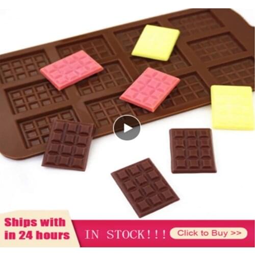12 Chocolate Silicone Mold Fondant Patisserie Candy Mould Cake Mode Decoration Baking Accessories Kitchen Tools