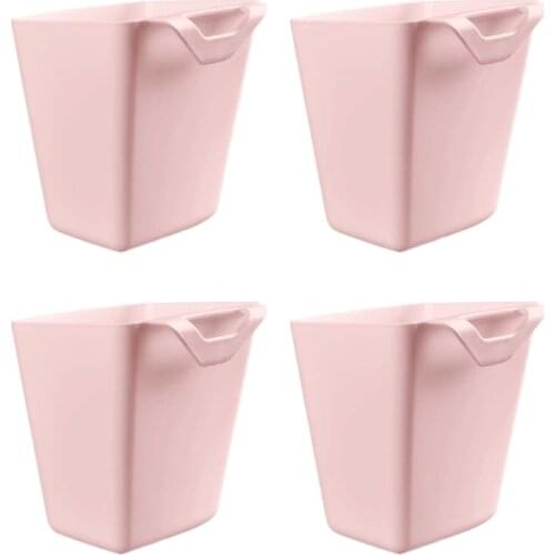 2021 New 4pcs/set Portable Hanging Storage Bucket Plastic Container for Kitchen Sundries