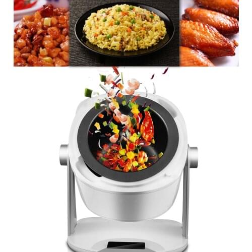 220V 6L Intelligent Household Electric Wok Household & Commercial Electric Intelligent Automatic Stir Frying Machine