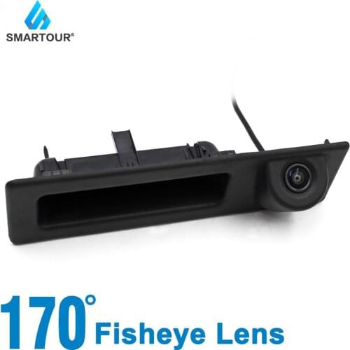 170 Degree Fisheye Night Vision Car Rear View Reverse Backup Trunk Handle Camera For BMW 3 Series 5 X3 Series F10 F11 F25 F30