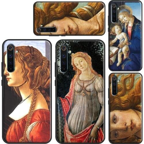 Sandro Botticelli Renaissance Art Painting For OnePlus 9 9Pro 7 8 8Pro 8T 9R Case For Realme 8 7 6 Pro Q3 C3 C11 C15 C21 GT Neo