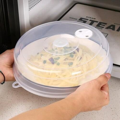 Microwave Oven Refrigerator Covers PP Transparent Food Fresh Keeping Heated Sealed Lid Oil Proof Anti-Sputtering Cap Protector