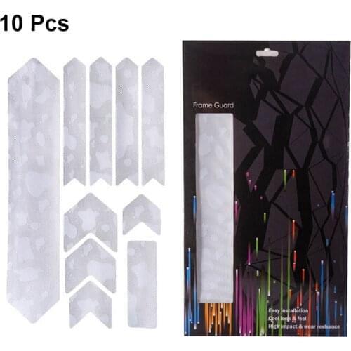 ENLEE 3D Stereo Road Bicycle PVC Protective Stickers Wear-Resistant Anti-Slip Waterproof Protector Bicycle Paster