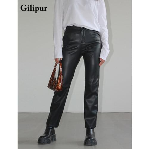 GILIPUR Women's Straight Trousers