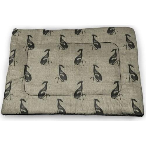 Greyhound Pattern Dog Mat Blanket Manta Perro Cats Soft Pet Puppy Cat Sofa Bed Cushion Warm 3D Printed Kennel Pad Bed Dropship