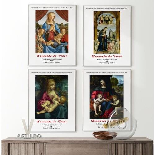 Bernardino Luini Exhibition Museum Canvas Painting Prints Art Retro Poster Wall Decor Picture Modern Home Decorate Wall Stickers