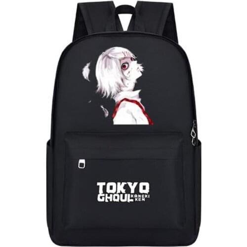 Cool Anime Tokyo Ghoul Backpack Women Men Travel Bags Kids Students School Bags Kaneki Ken Large Capacity Backpack