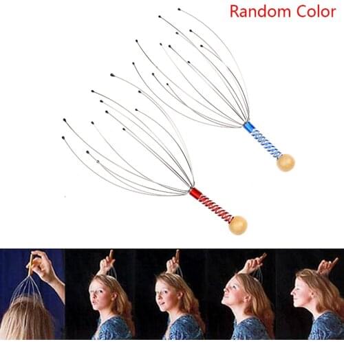 The Head Massager Octopus Claw Massager Tool Head Scalp Neck Stress Release