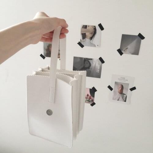 Mini Fashion Satchel 2021 New South Korean version simple multi-layer casual bucket hand-held one-shoulder messenger bag