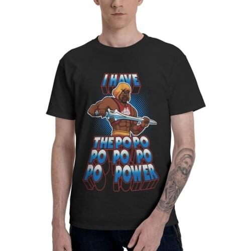 Mens I Have The Power T-Shirt Fashion He Man And The Masters Of The Universe 80s Tshirt Short Sleeve T Shirt Homme Cotton Tee