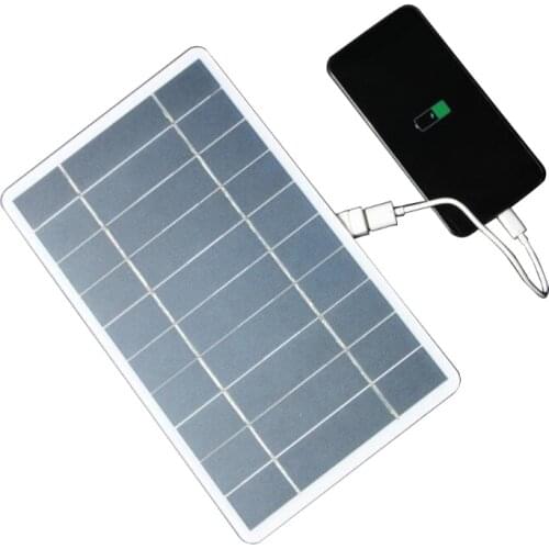 2021 New Outdoor 8W 5V Portable Solar Charger Panel Climbing Fast Charger Polysilicon Tablet Solar Generator Solar Battery