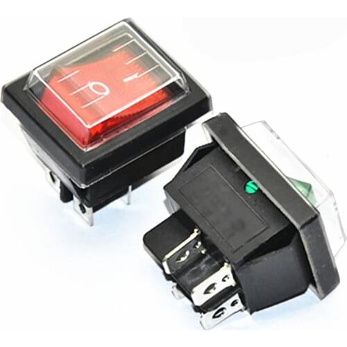 16A 250V Power Switch Replacement Waterproof Rocker Button Switch for JIE BA BF501/BF502 Vacuum Cleaner Motor Accessories