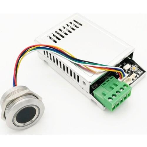 K216+R503 Fingerprint Control Board Relay Time 0.5s-20s With Remote Controller and Ring Indicator Light Fingerprint Module