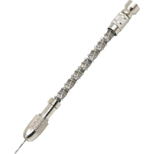 Semi-automatic hand drill, manual punch tool, hand drill, walnut, olive, amber model, plastic drill hole