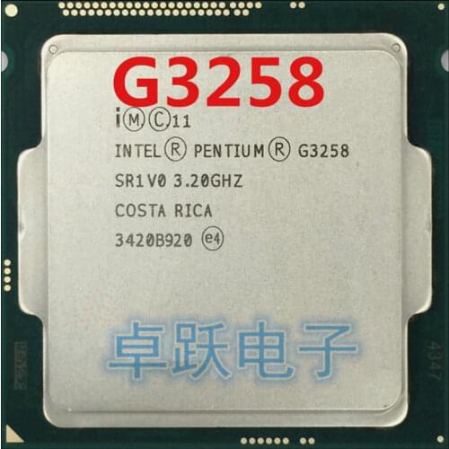 Intel Processor Processor G3258 LGA1150 22 nanometers Dual-Core 100% working properly Desktop Processor