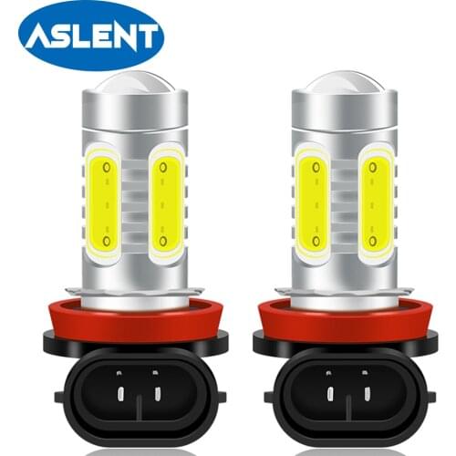 2Pcs H8 H11 Led HB4 9006 HB3 9005 Fog Lights H1 H3 881 Bulb COB 2000LM 6000K 3000K Car Driving Running Lamp Auto Led Light 12V