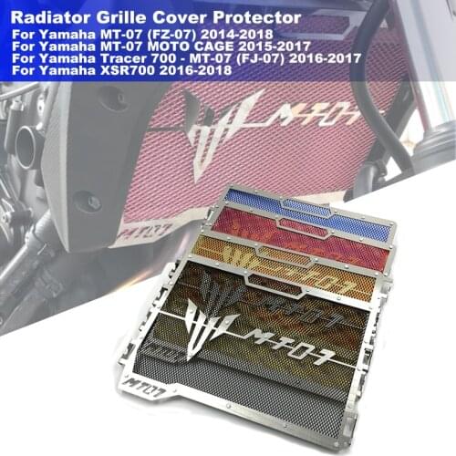 For Yamaha MT-07 FZ-07 TRACER 700 XSR 700 2014 2015 2016 2017 Motorcycle Radiator Grille Grill Protective Guard Cover MT07 MT 07