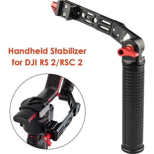 Handheld Stabilizer Video L Bracket 180 Adjustable Angle For DJI RS 2/RSC 2 Hand Grip Extension Holder Gimbal Camera Accessories