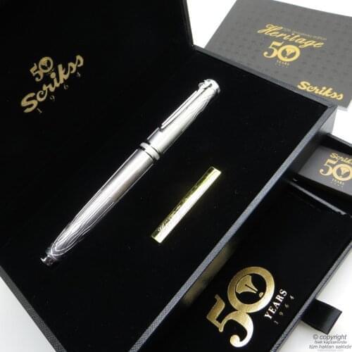 Scrikss Heritage Fountain Pen Platinum 50.Yıl Scrikss Pen | İsme Special Pen | Gift Pen