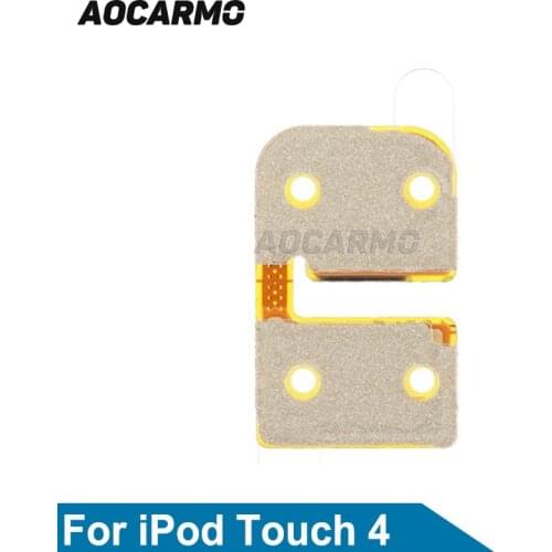 Aocarmo Flex Cable Home Button For Apple iPod Touch 4 Ribbon Circuit Cord Connect