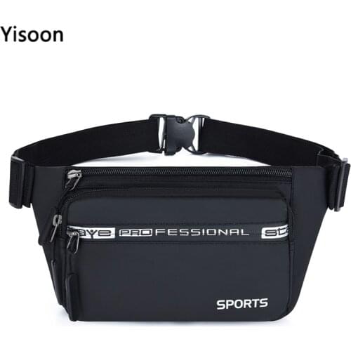 Fashion Men Multicolor Waist Packs Waterproof Running Bag Outdoor Sports Belt Bag Riding Mobile Phone Fanny Pack Gym Belt Bags
