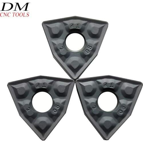 10PCS WNMG080408 TF IC907/WNMG080404-TF IC907 External Turning Tools Carbide insert small lathe machine Turning accessories
